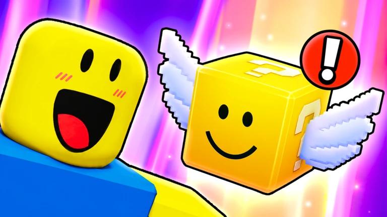 Discovery splash banner for Lucky Block Rush Discord server