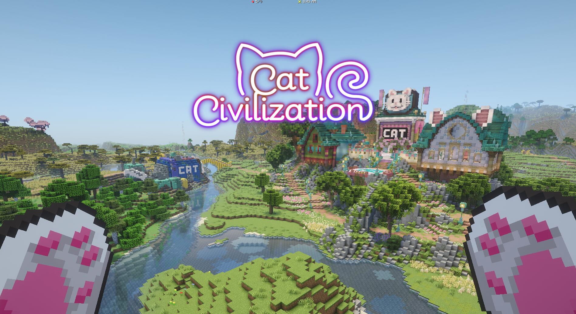 Discovery splash banner for NovaVoid | Cat Civ & Games Discord server