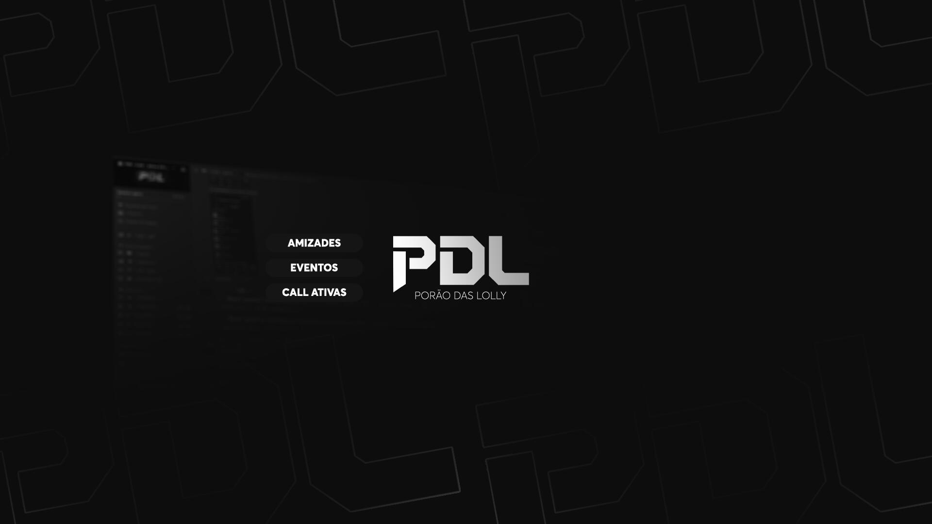 Discovery splash banner for PDL - Call・Ativo 24h・Conversa・Brasil・Animes・Roblox・FiveM Discord server