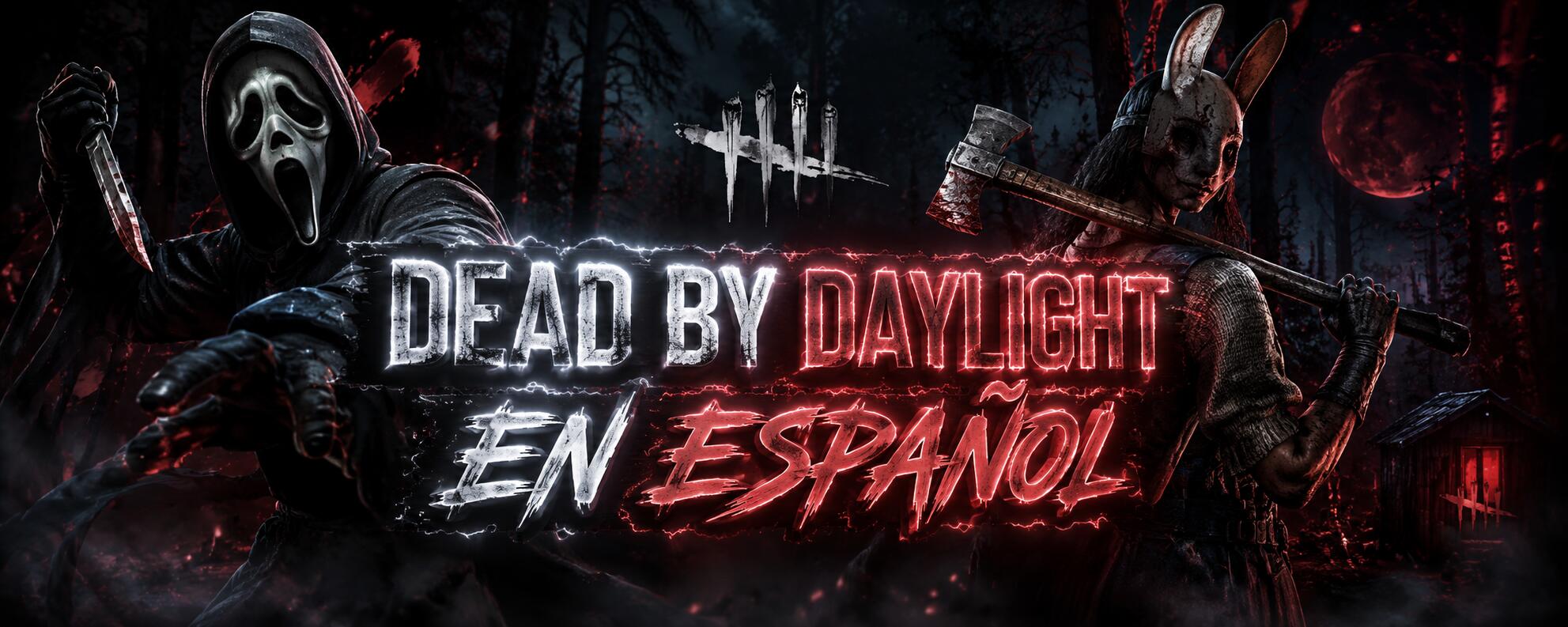 Discovery splash banner for Dead by Daylight ES Discord server