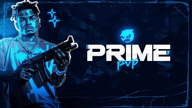 Discovery splash banner for Prime PvP #20k Discord server