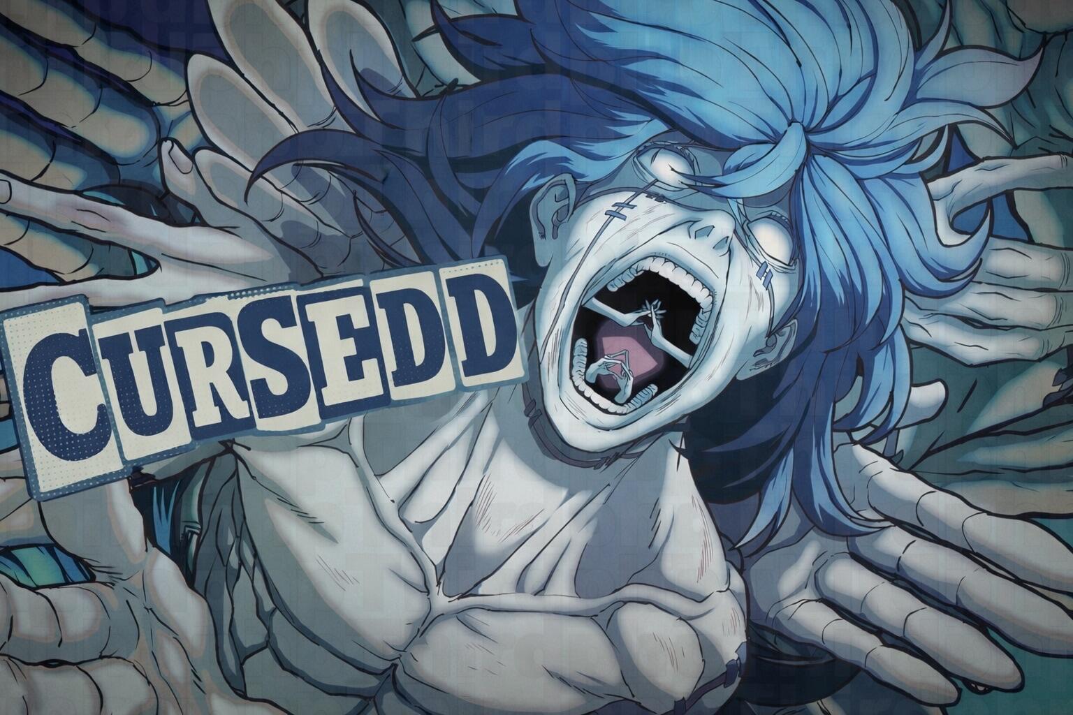 Discovery splash banner for 🍥 、 /cursedd ⊹ fandom ⊹ jjs ⊹ active ⊹ jjk Discord server