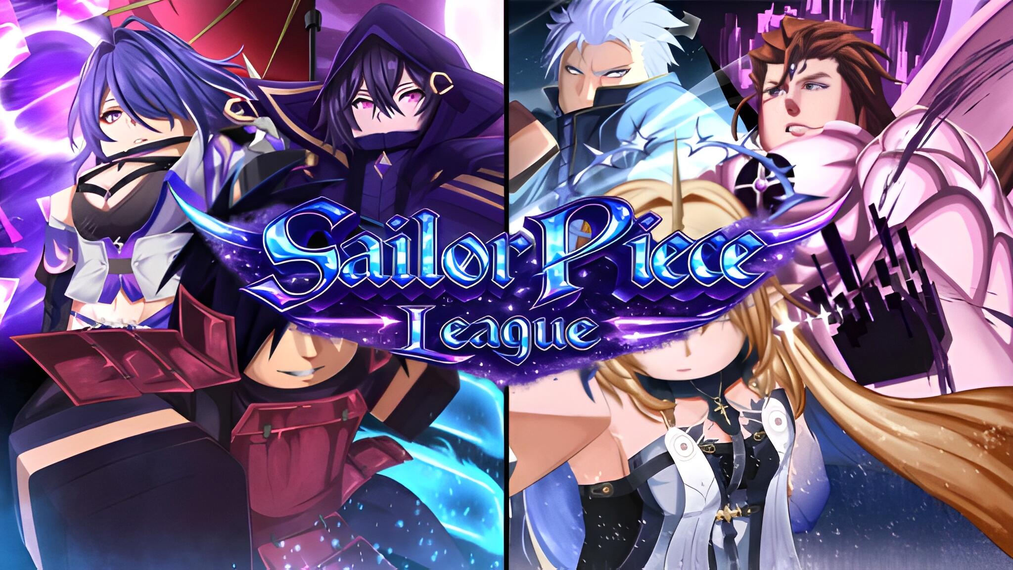 Discovery splash banner for Sailor Piece League Discord server