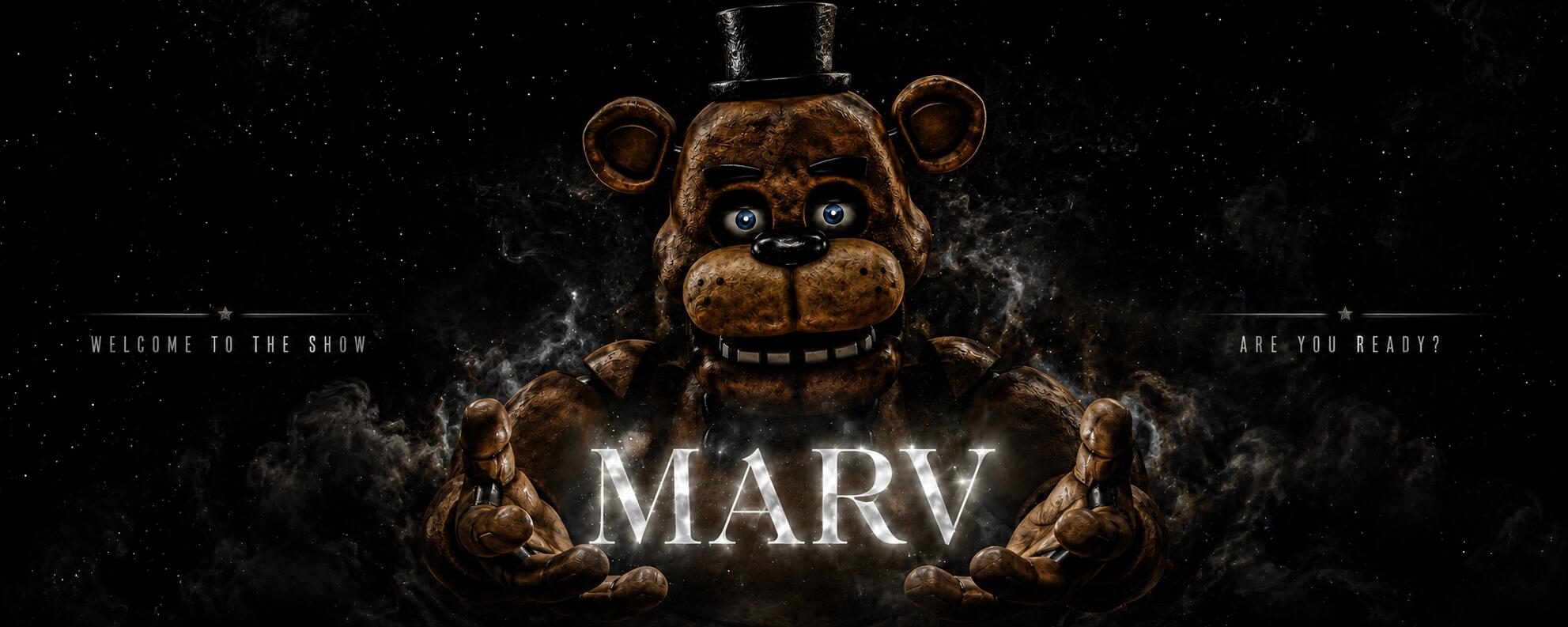 Discovery splash banner for MARV FREDDY Discord server