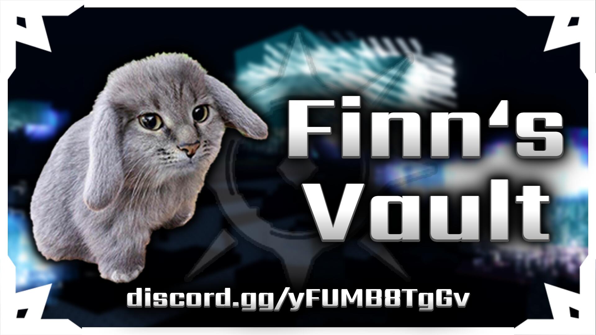 Discovery splash banner for Finn's Vault Discord server