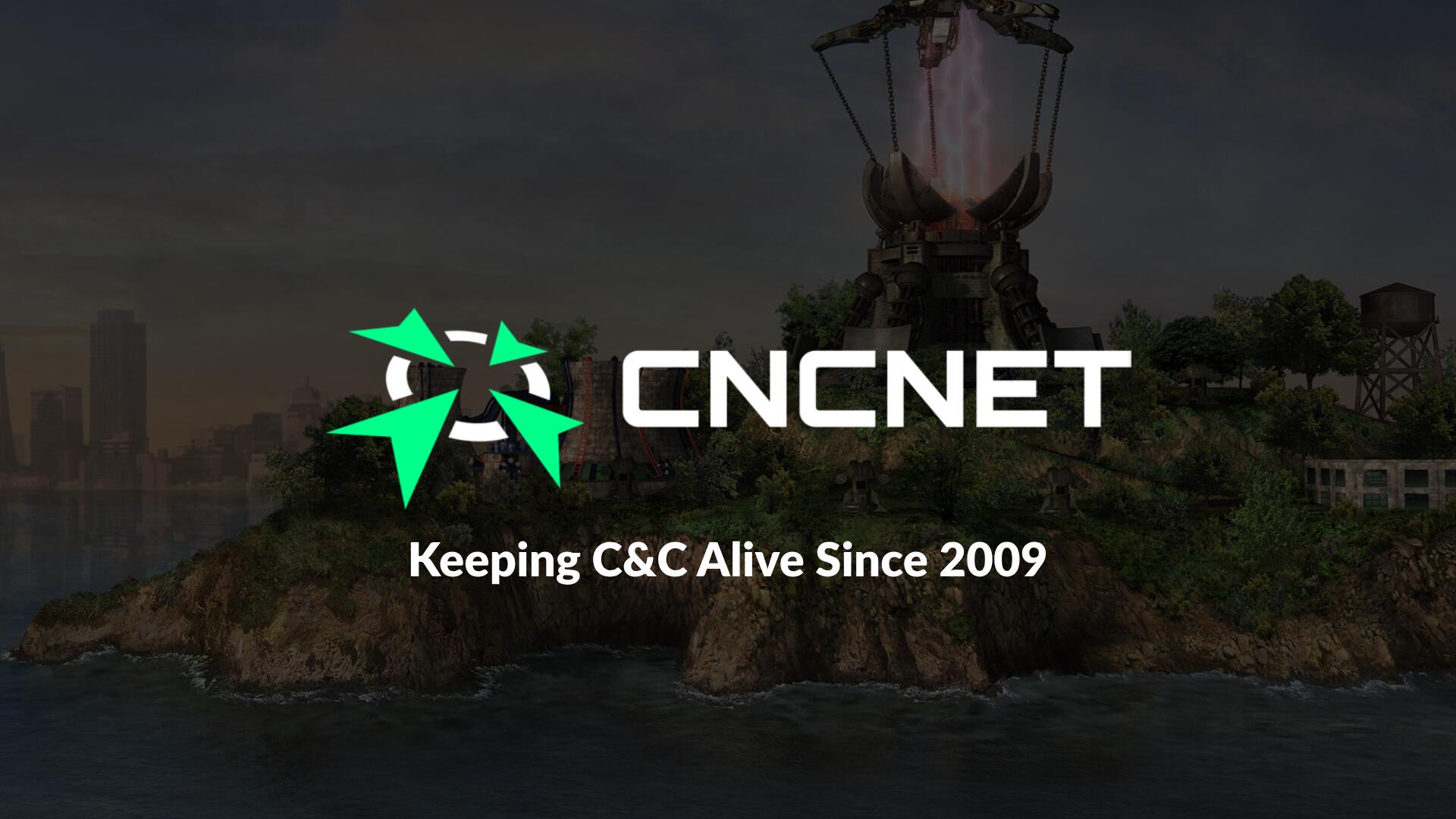 Discovery splash banner for CnCNet Discord server