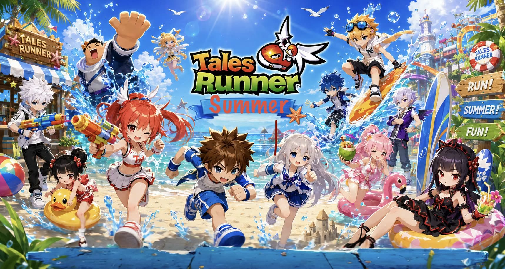 Discovery splash banner for Global Talesrunner Discord server