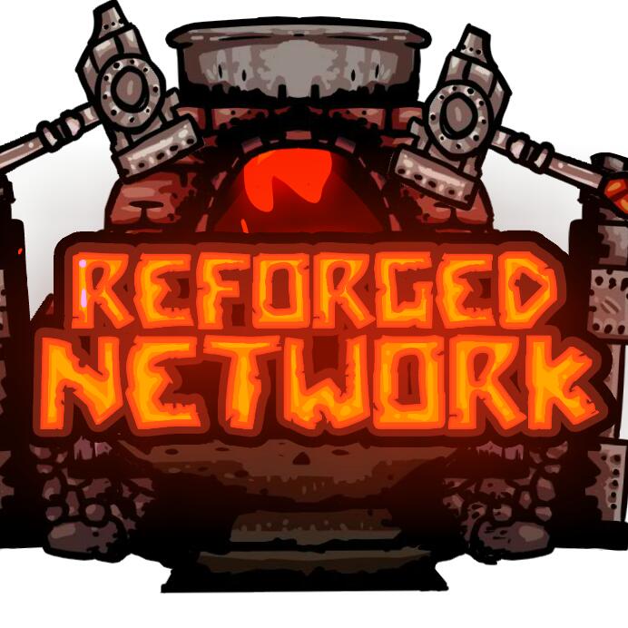 Discovery splash banner for Reforged Network MC Discord server