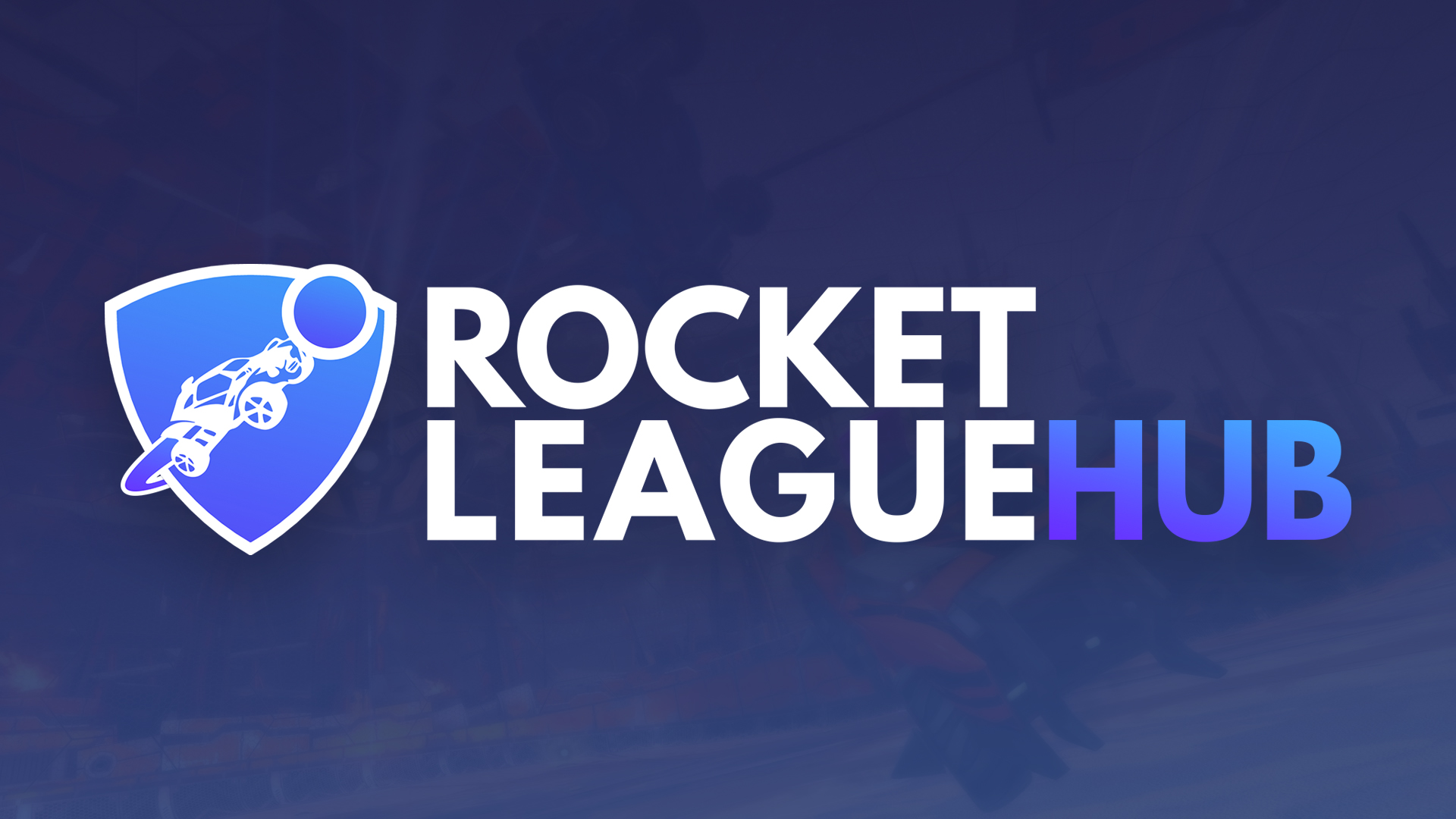Discovery splash banner for Rocket League Hub Discord server