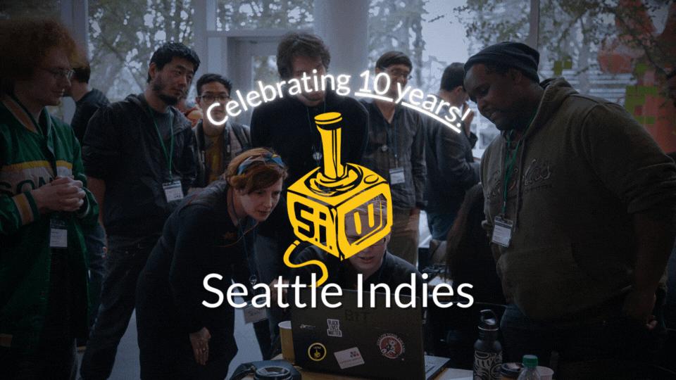 Discovery splash banner for Seattle Indies Discord server