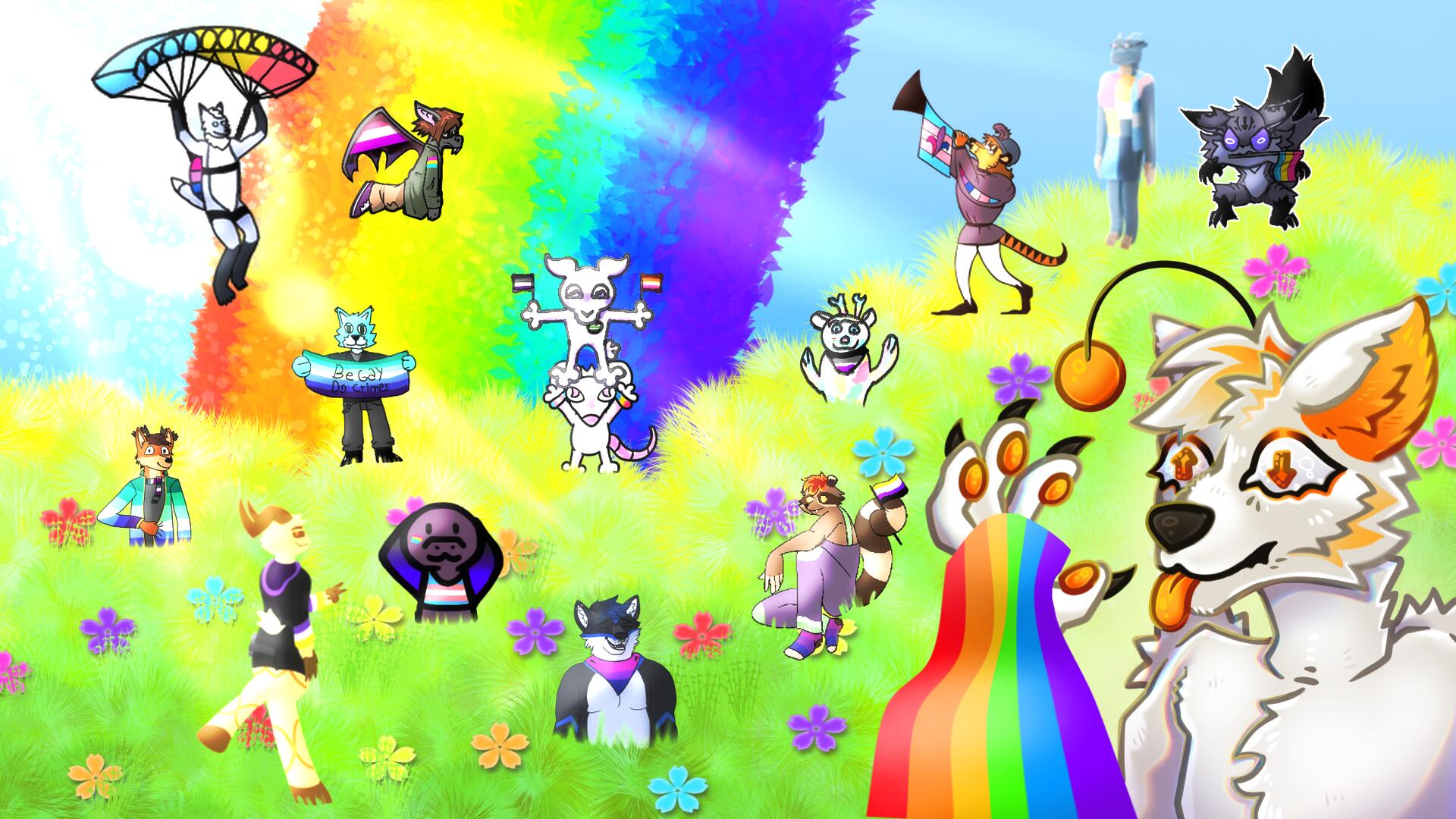 Discovery splash banner for /r/Furry Discord server