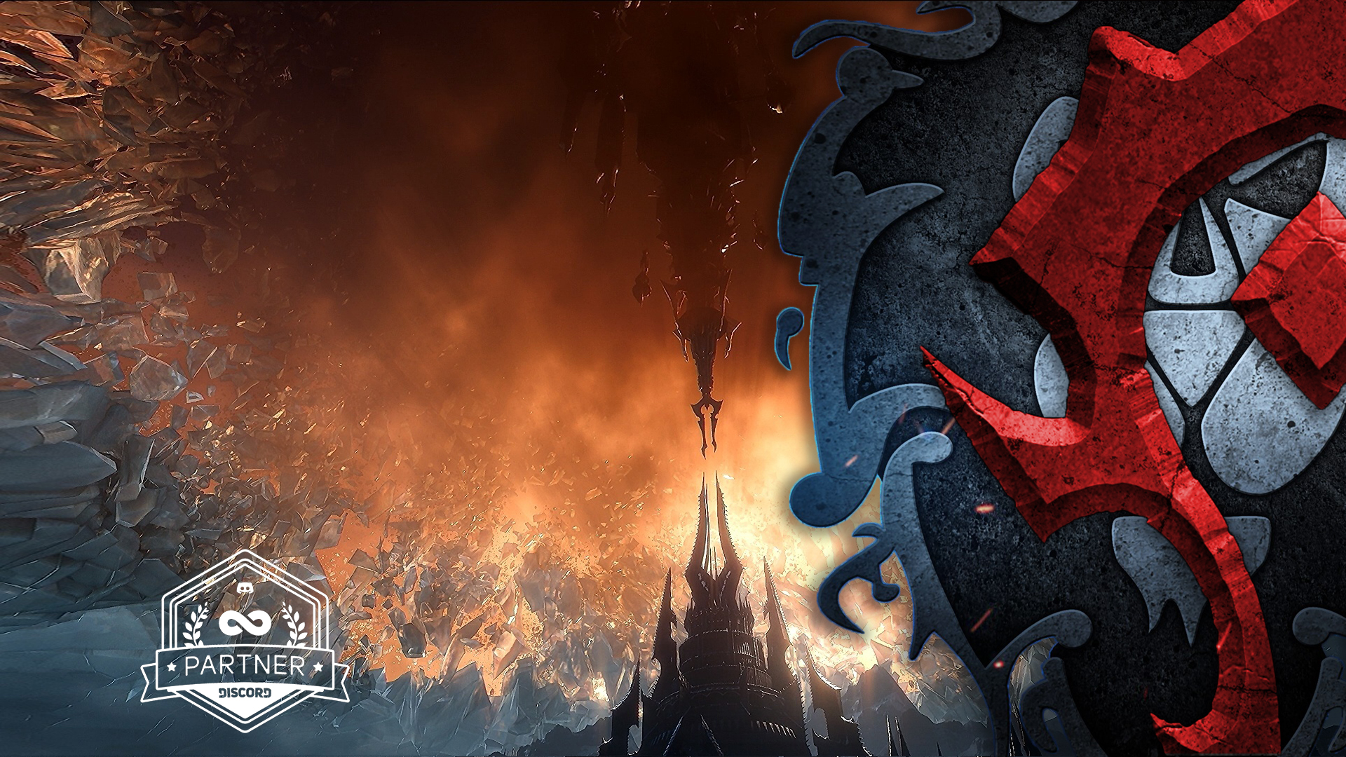 Discovery splash banner for Mythic Plus Friends Discord server