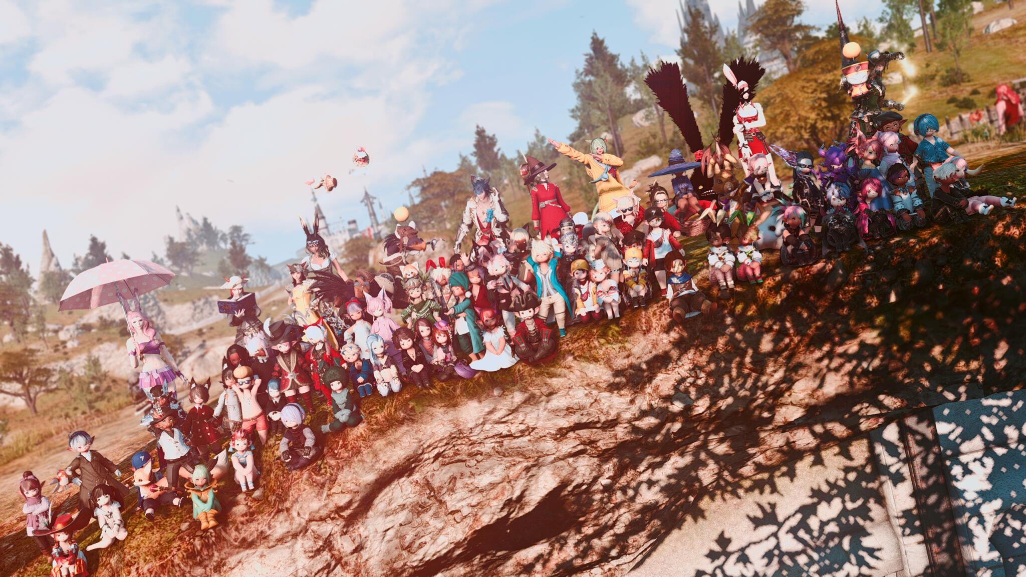 Discovery splash banner for Eorzean Lalafell Network Discord server