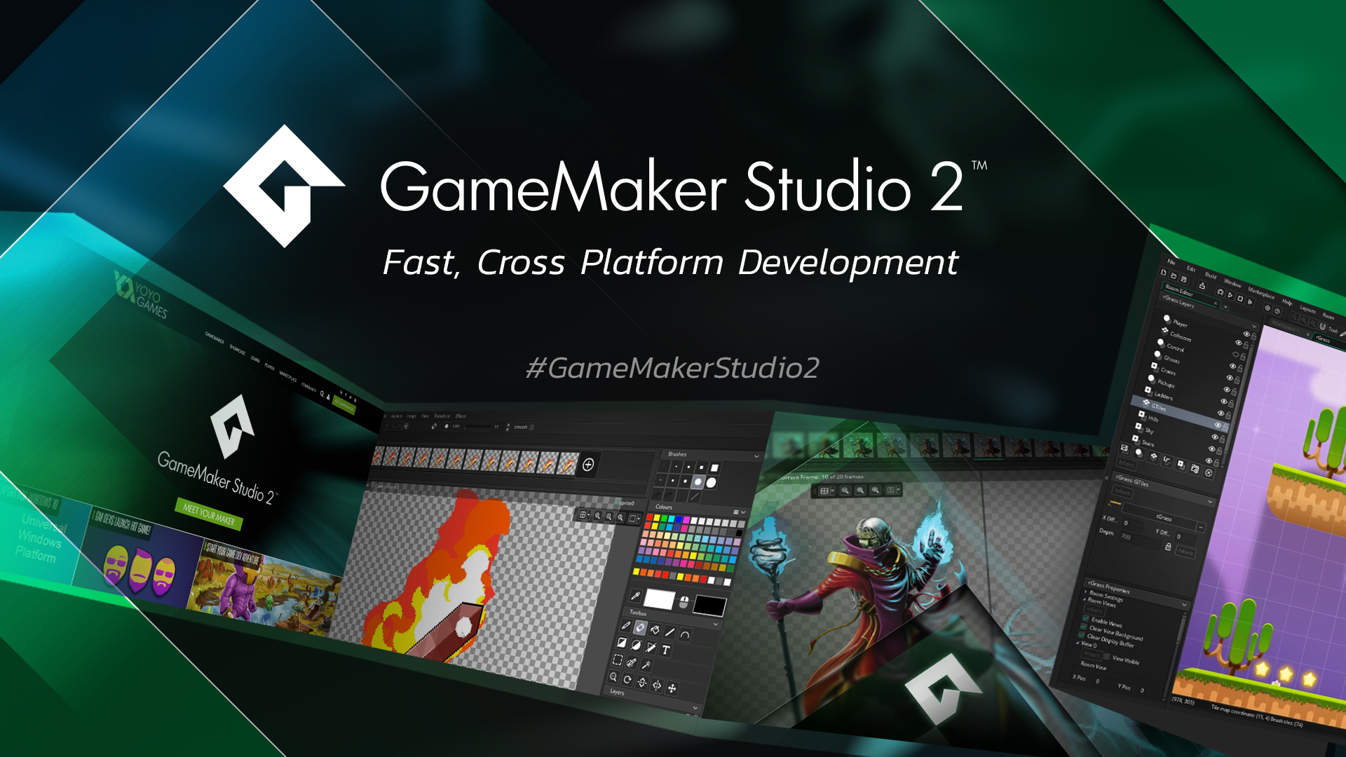 Discovery splash banner for GameMaker Discord server
