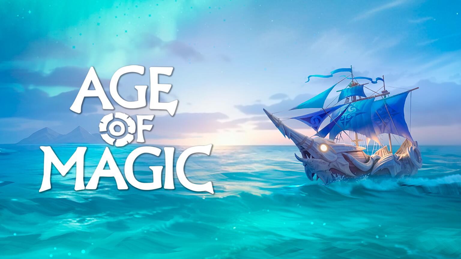 Discovery splash banner for Age of Magic Discord server