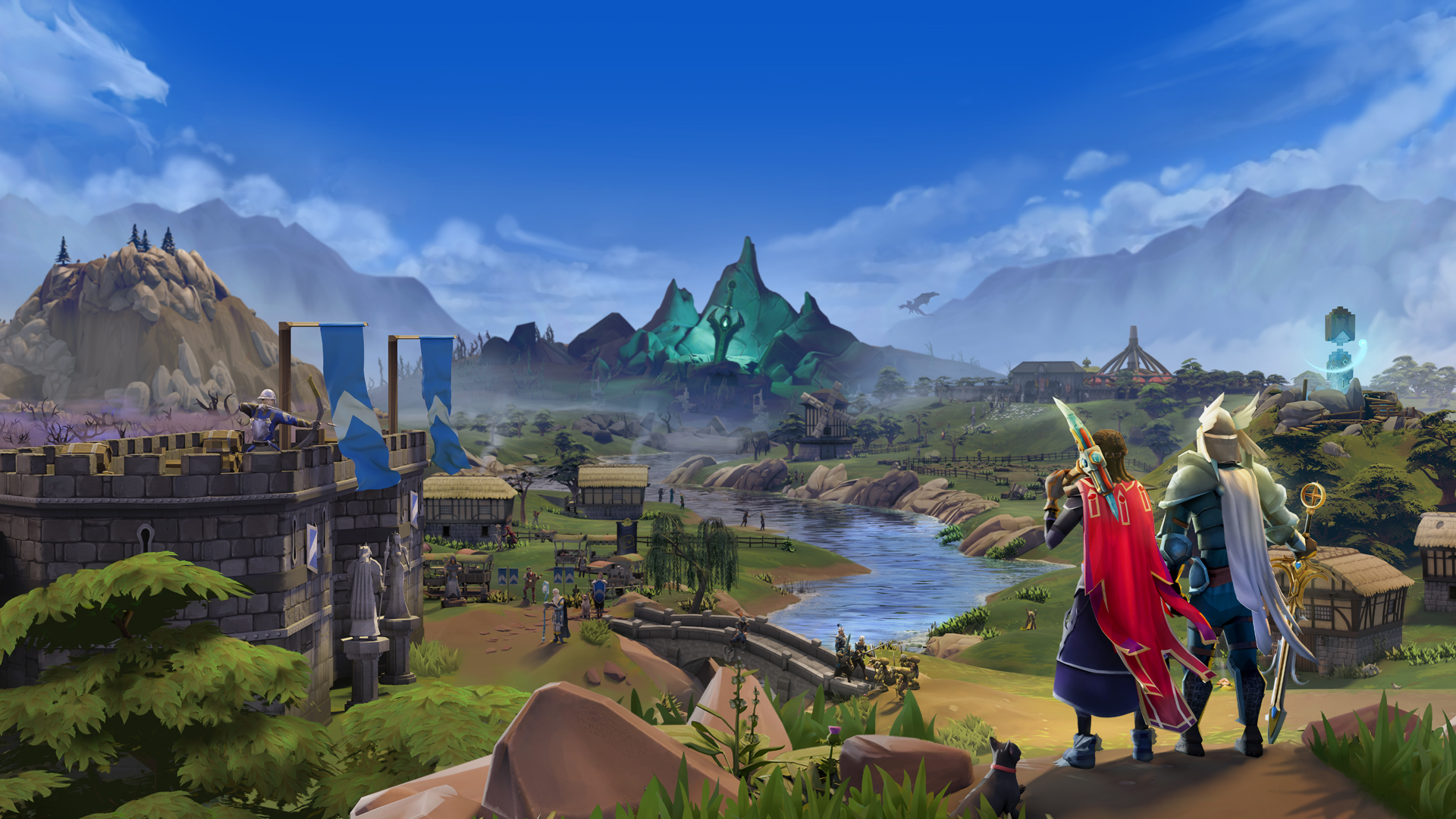 Discovery splash banner for RuneScape Discord server