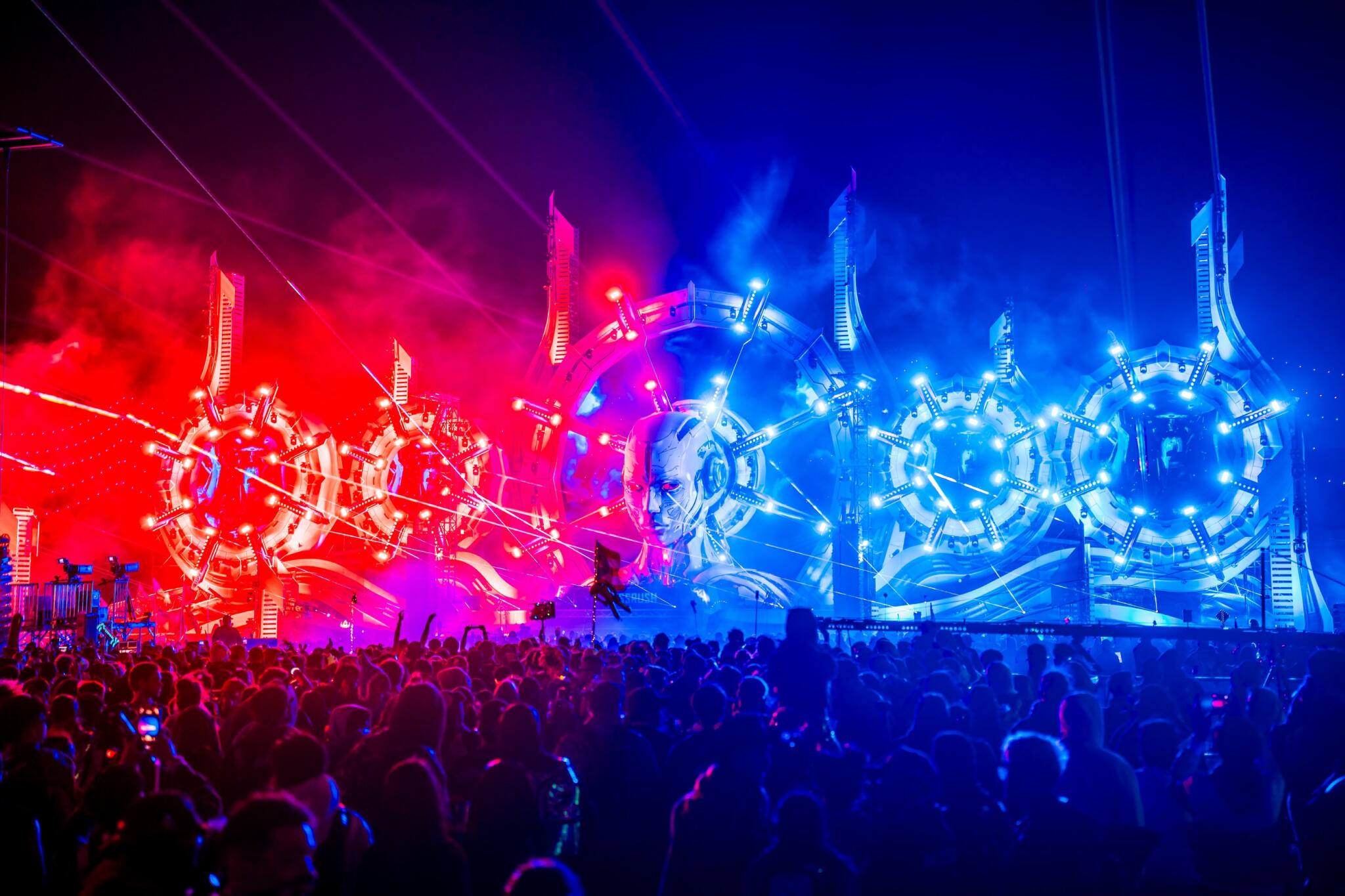 Discovery splash banner for Electric Daisy Carnival Discord server