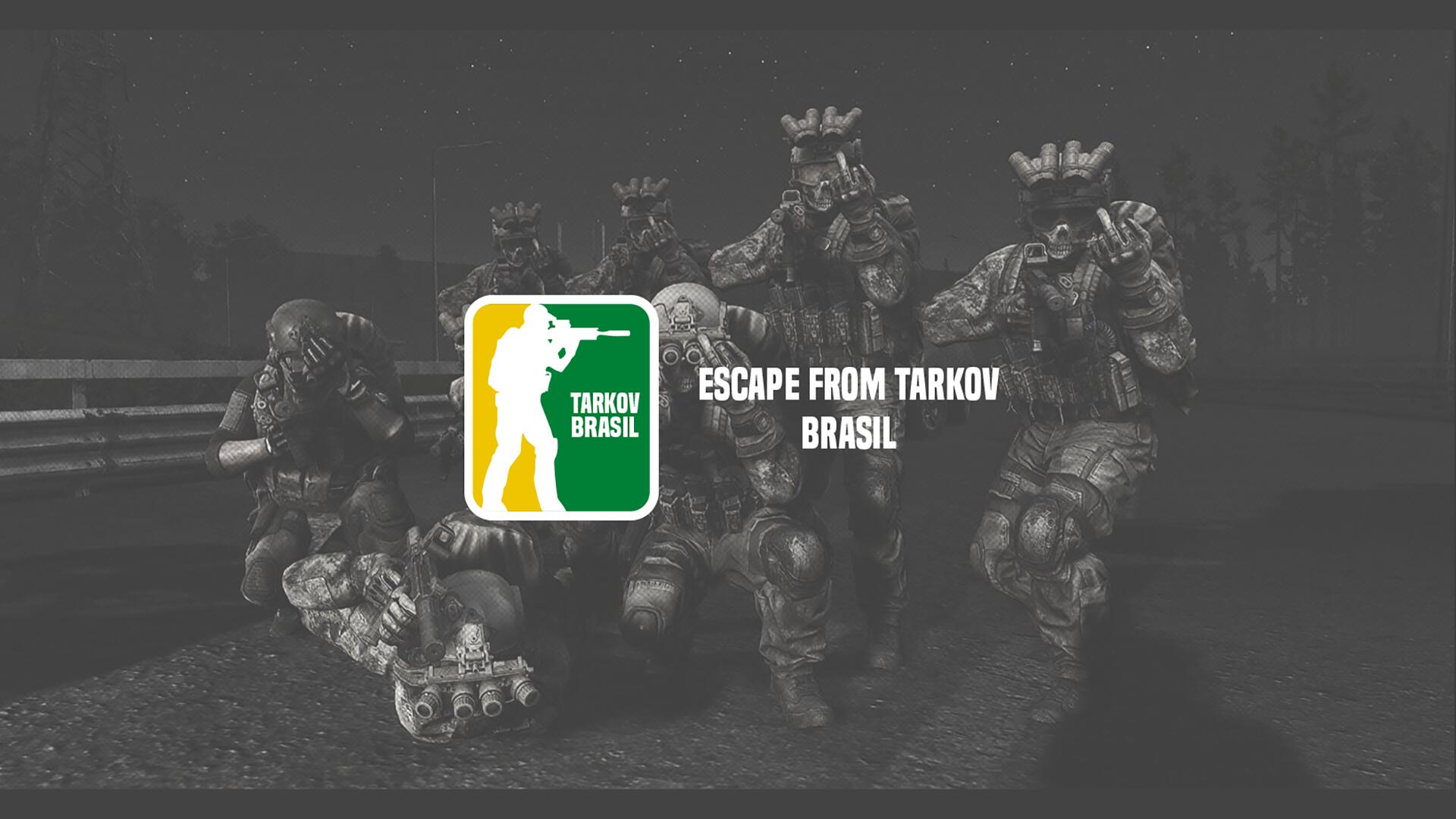 Discovery splash banner for Escape from Tarkov Brasil Discord server