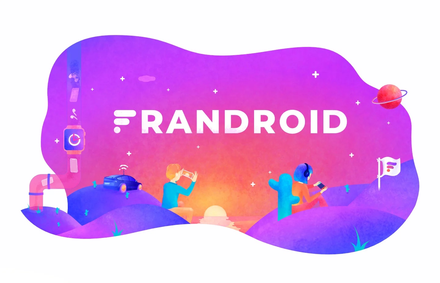 Discovery splash banner for Frandroid Discord server
