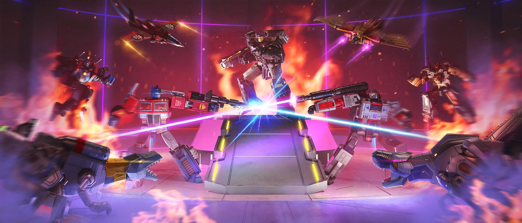 Discovery splash banner for Transformers: Earth Wars Discord server