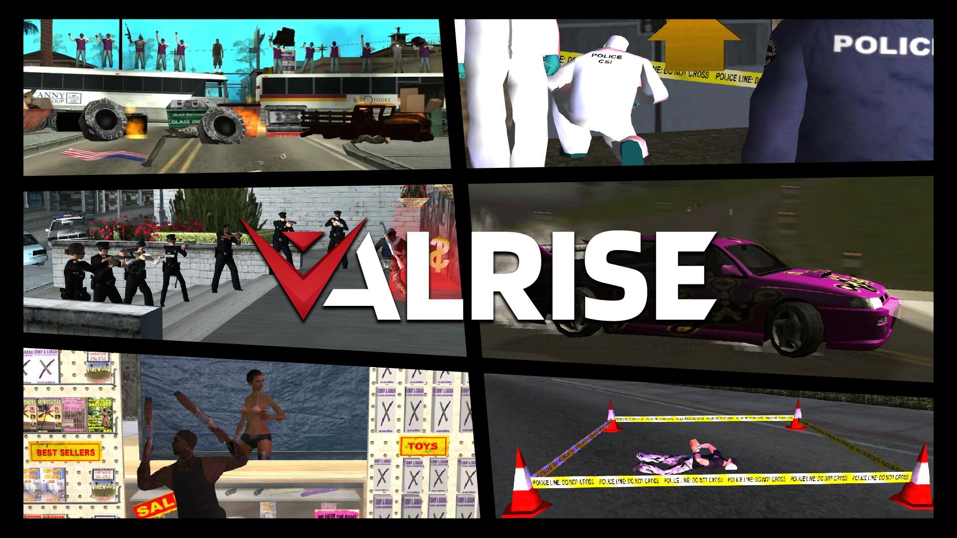 Discovery splash banner for Valrise Gaming Discord server