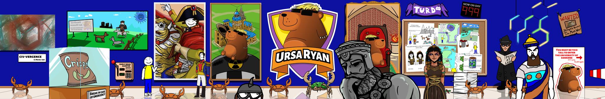 Discovery splash banner for The Ursa Ryan Discord (TURD) Discord server