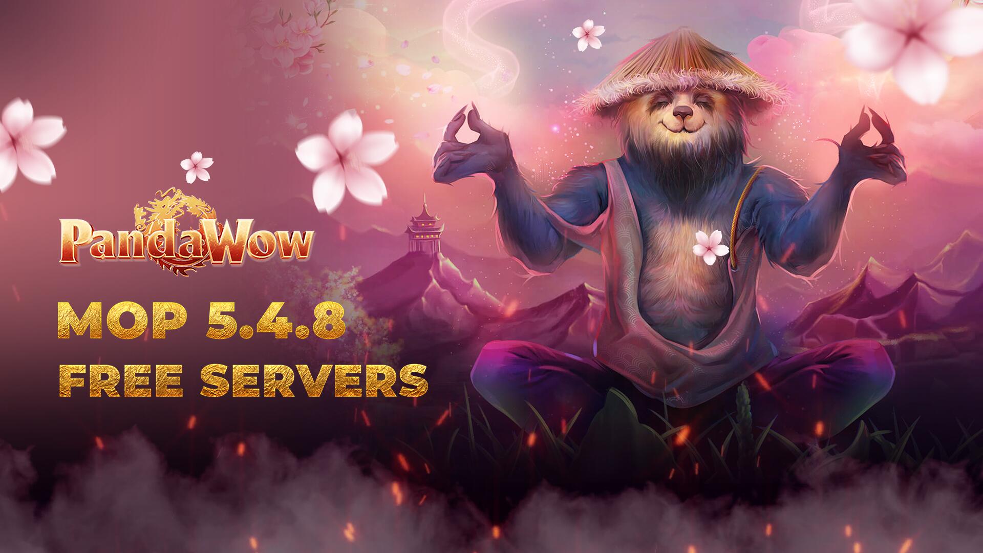 Discovery splash banner for PandaWoW - MoP Server Discord server