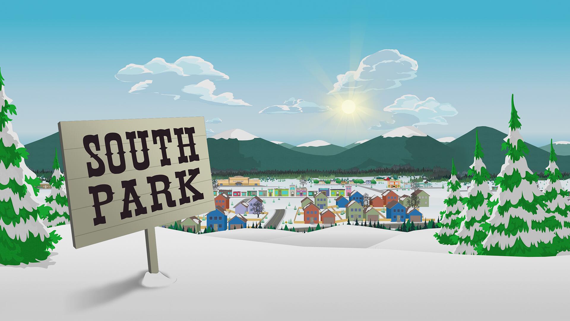 Discovery splash banner for South Park Discord server
