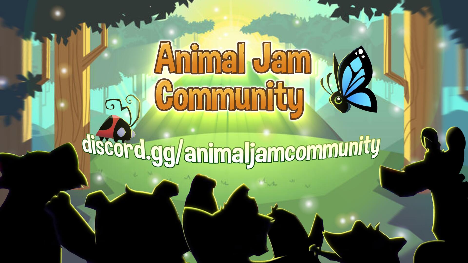 Discovery splash banner for Animal Jam Community Discord server