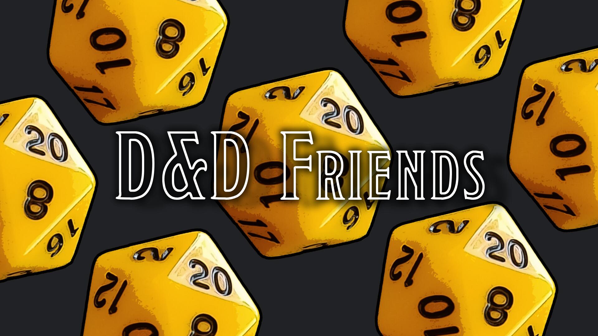 Discovery splash banner for D&D Friends Discord server