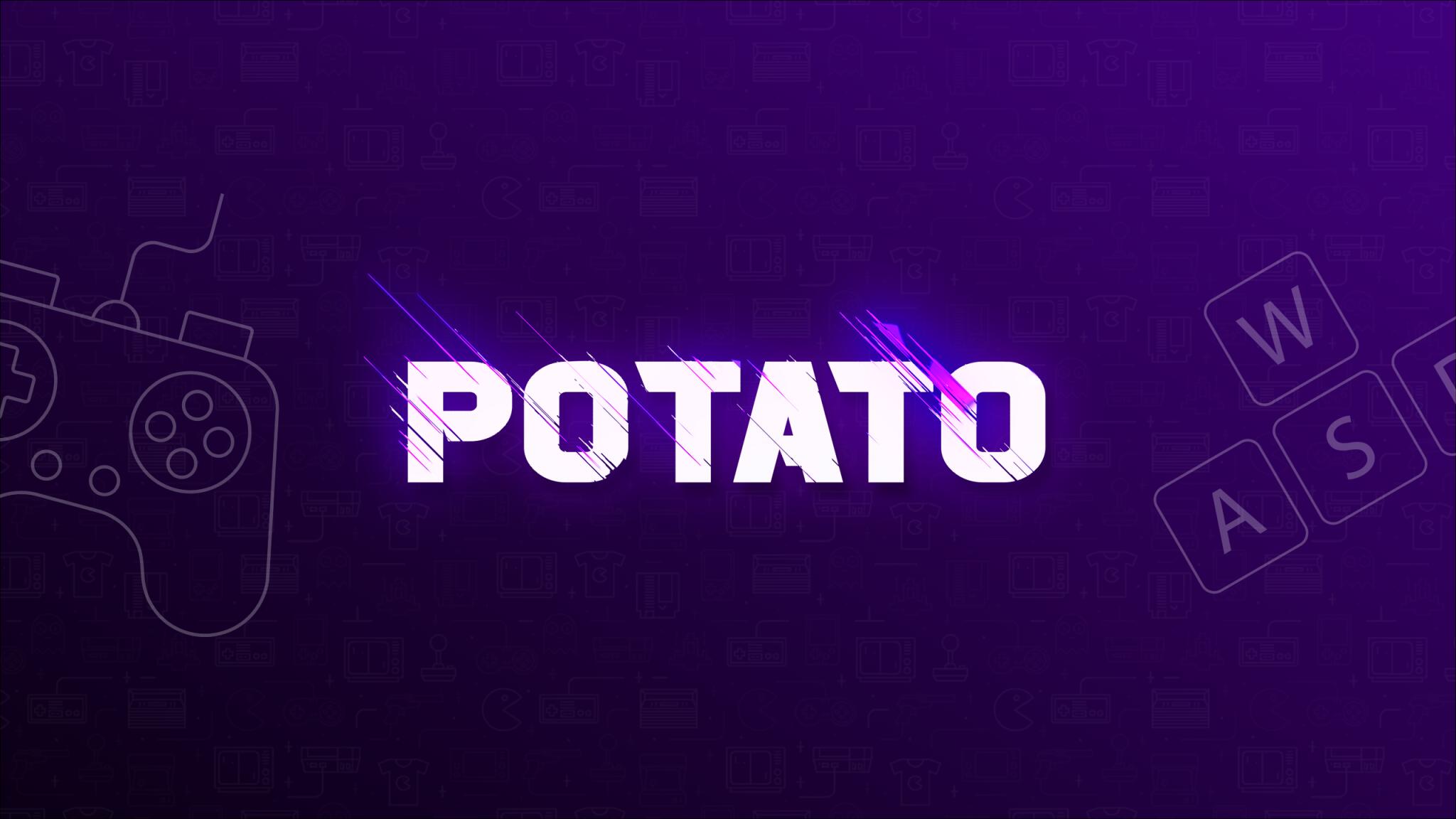 Discovery splash banner for Potato Discord server