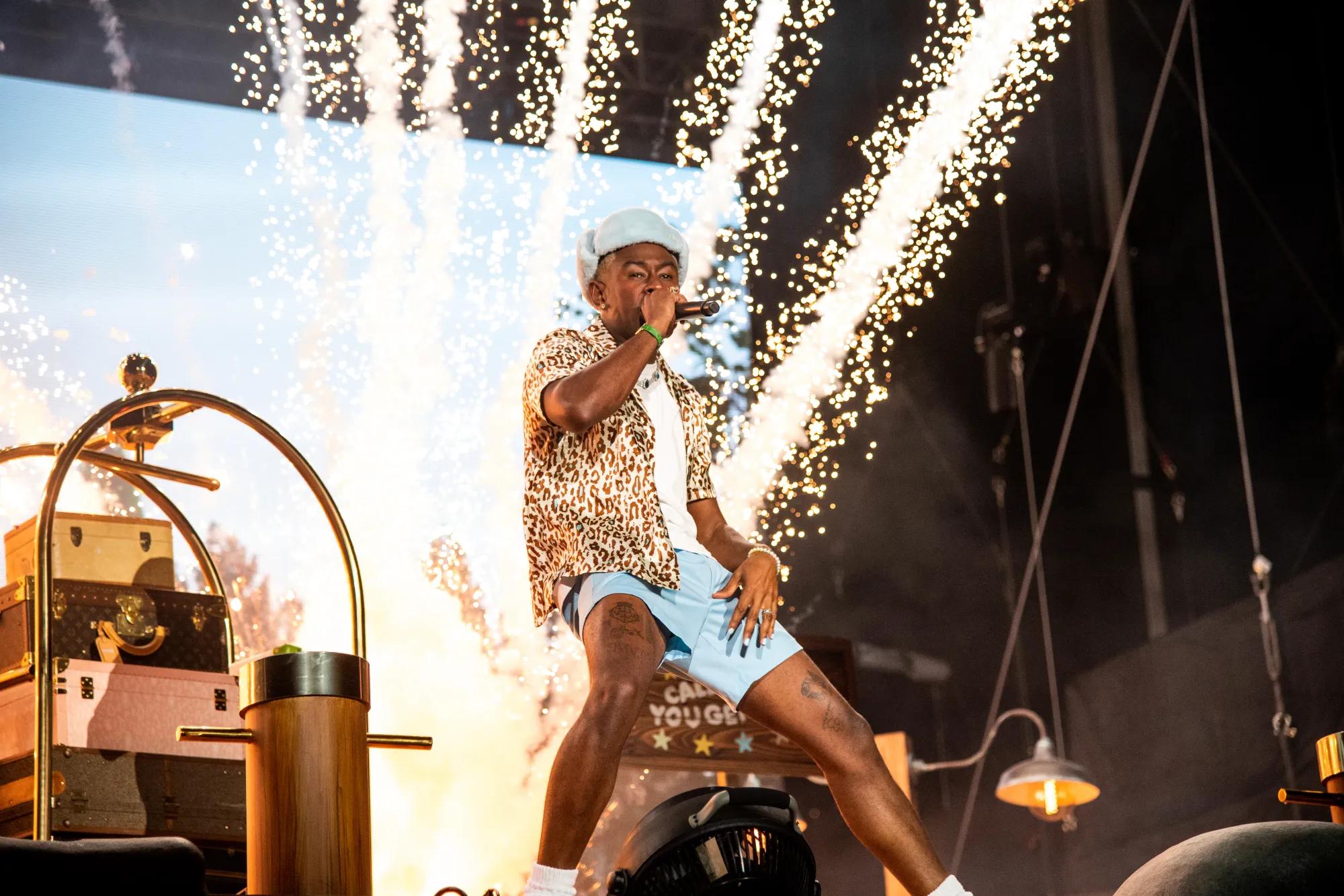 Discovery splash banner for Tyler, The Creator Discord server