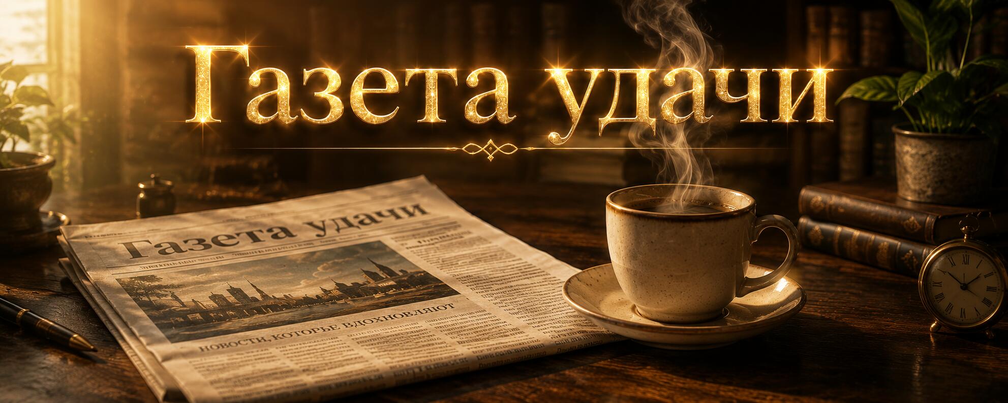 Discovery splash banner for Газета Удачи Discord server