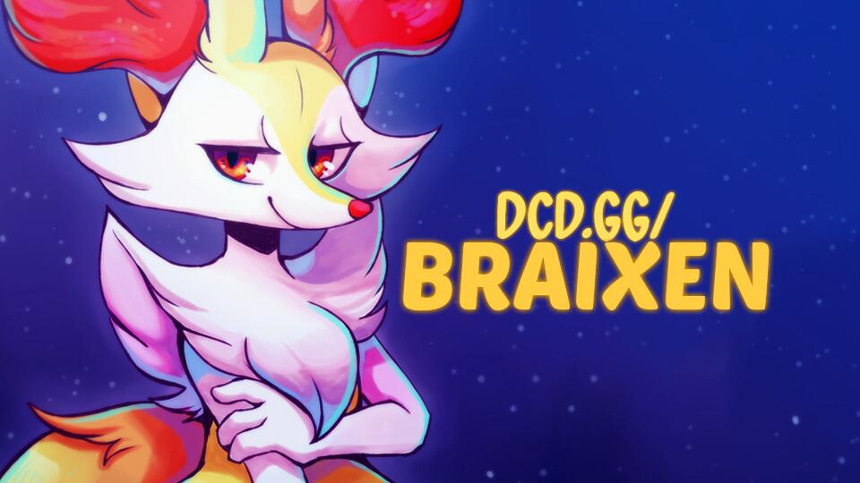 Discovery splash banner for Braixen's House 🇧🇷 Discord server
