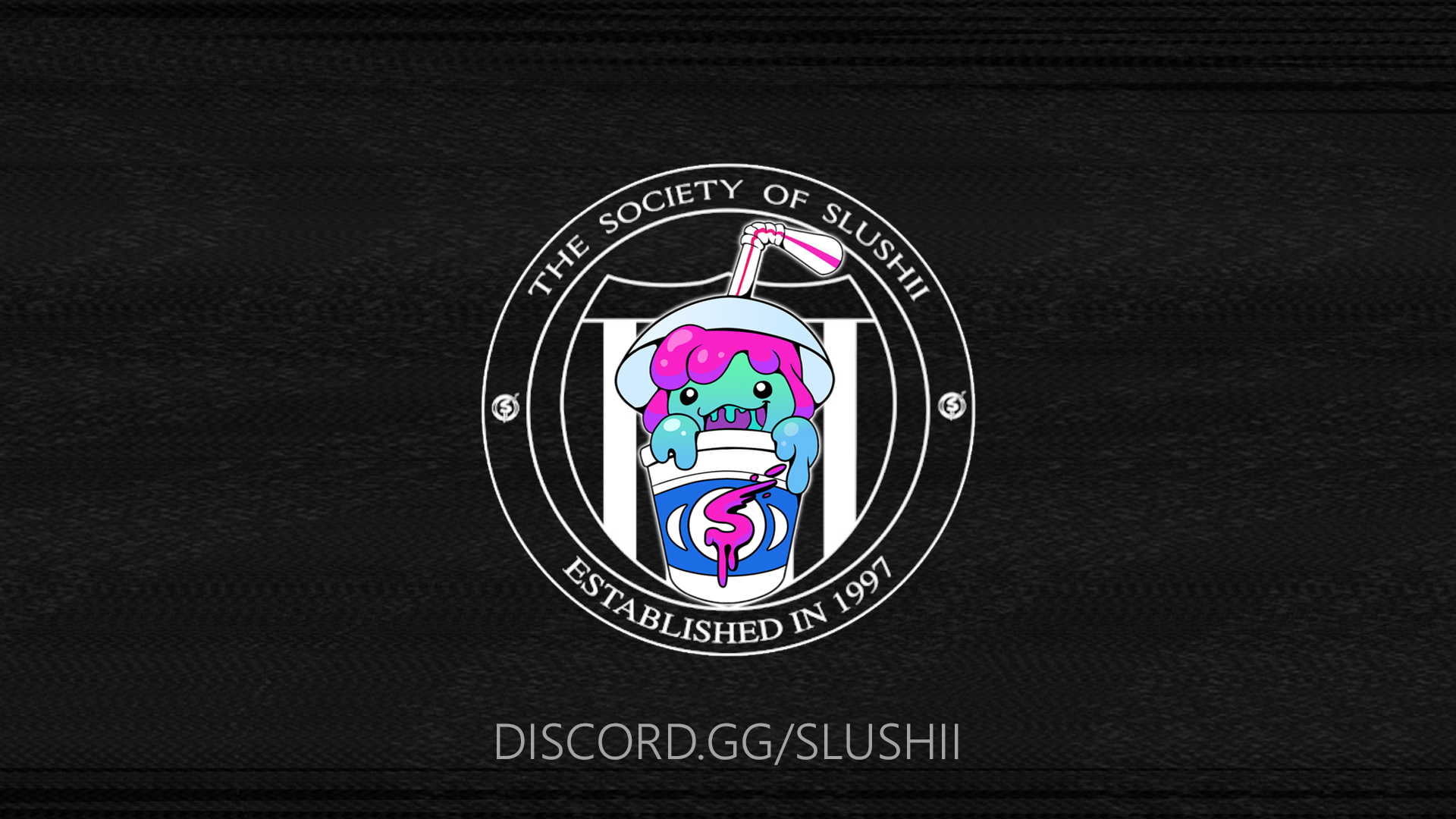 Discovery splash banner for The Society of Slushii Discord server