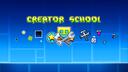 Discovery splash banner for Geometry Dash Creator School Discord server