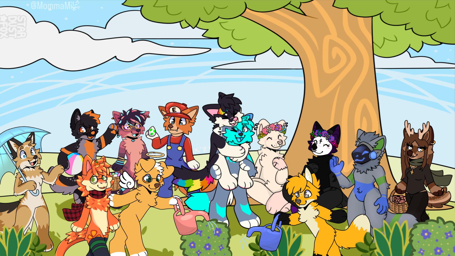 Discovery splash banner for The Furry Sanctuary Discord server