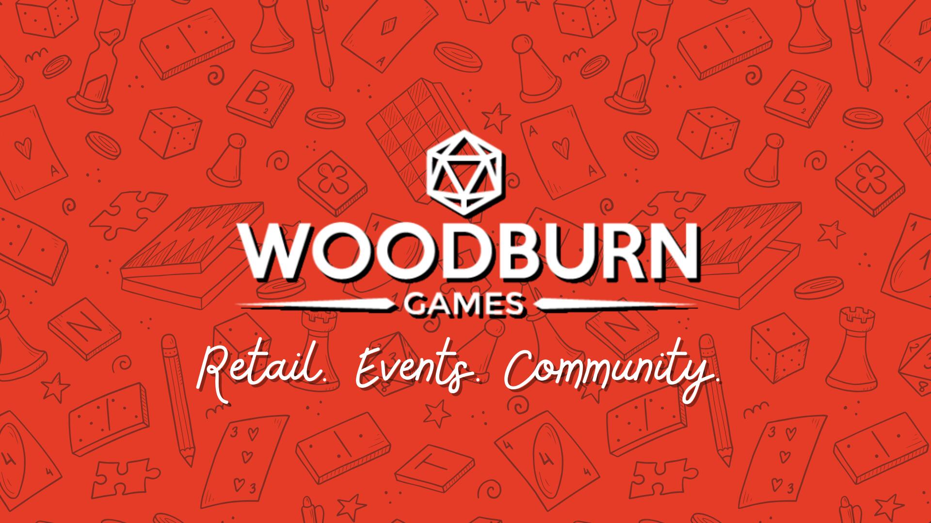 Discovery splash banner for Woodburn Games Discord server