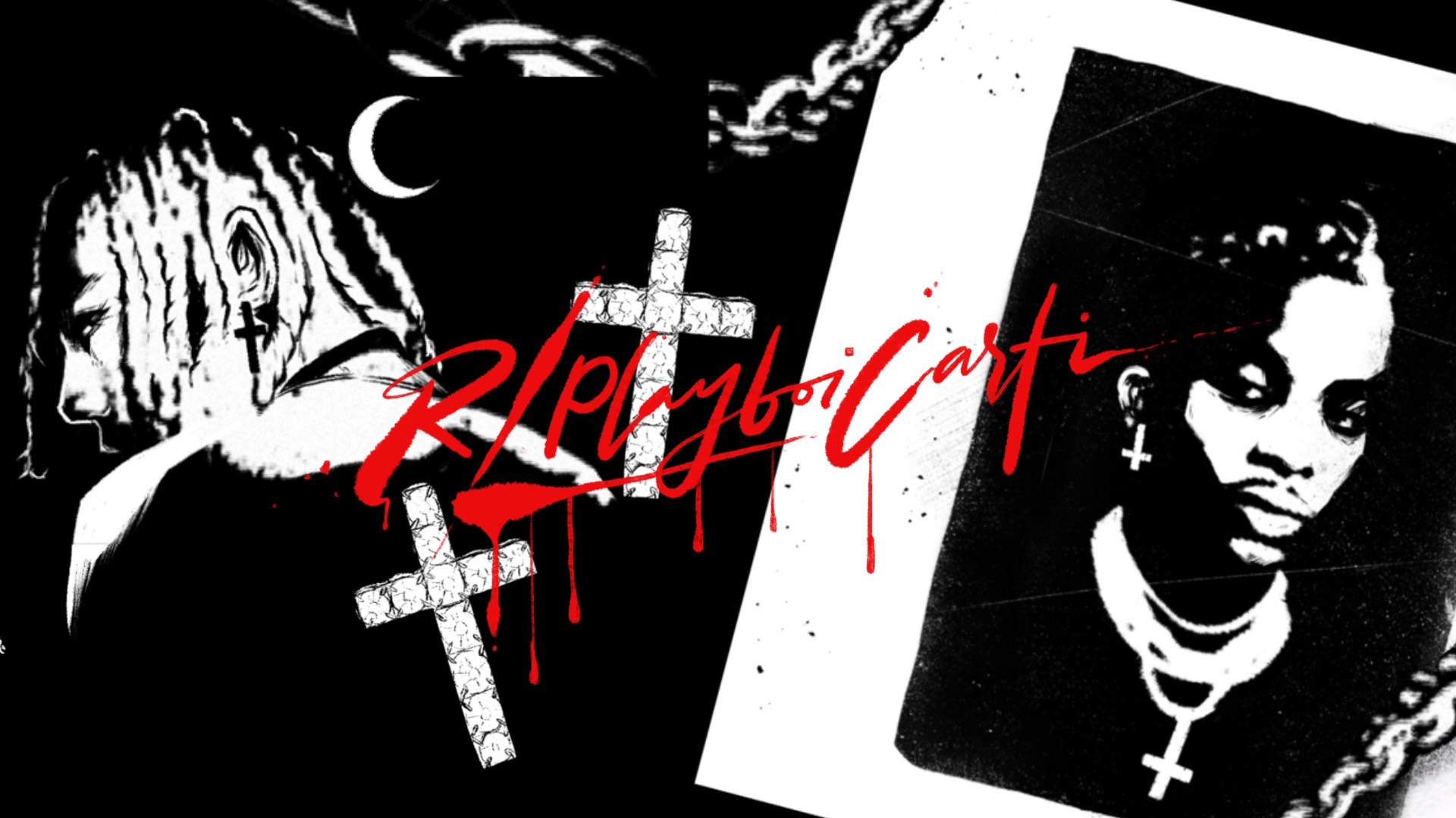Discovery splash banner for Playboi Carti Discord server
