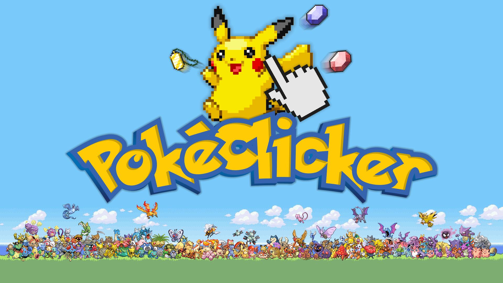 Discovery splash banner for PokéClicker Discord server