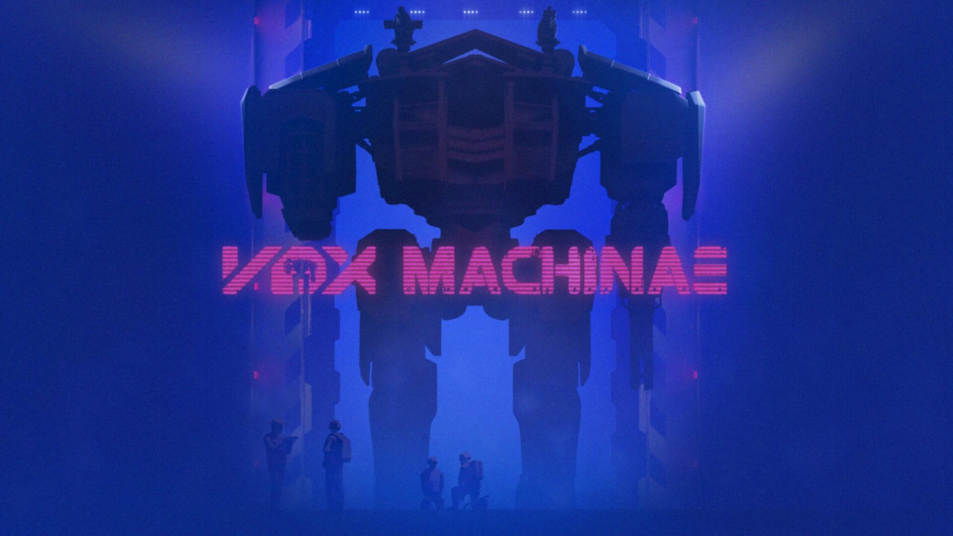 Discovery splash banner for Vox Machinae Discord server