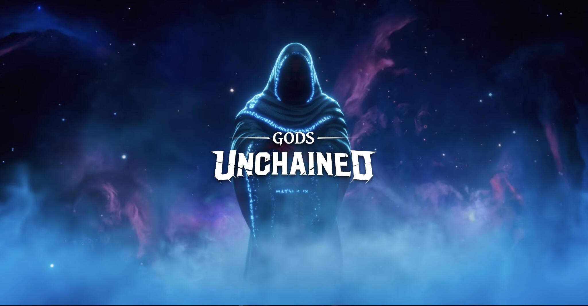 Discovery splash banner for Gods Unchained Discord server