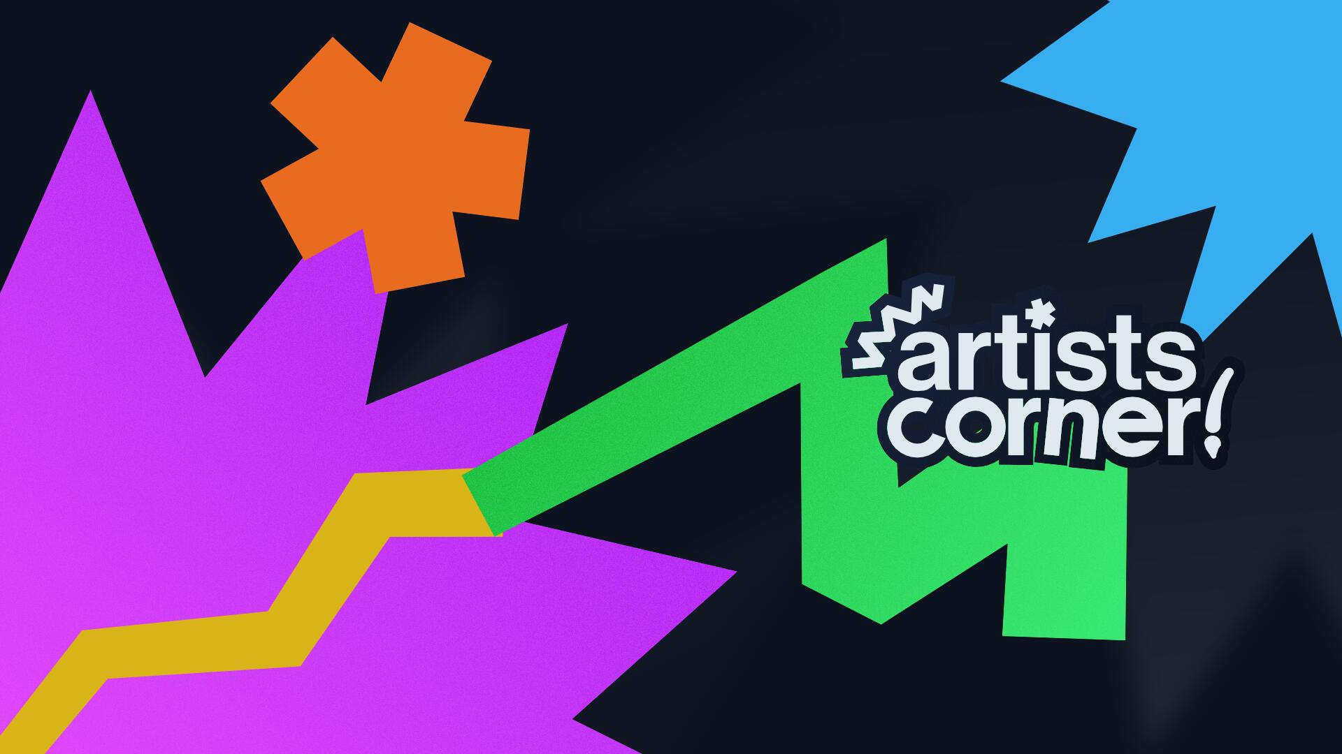 Discovery splash banner for āØā¦ Artists Corner ā¦š Discord server