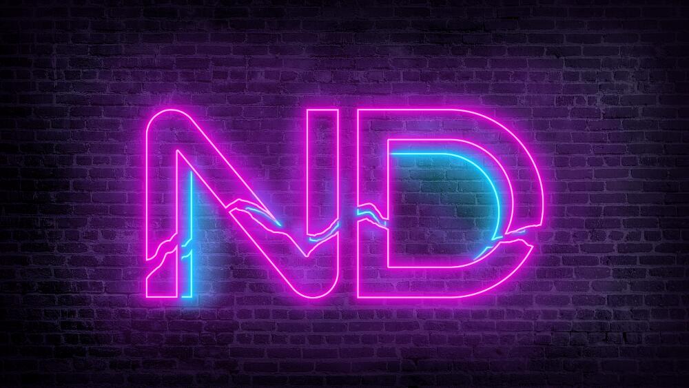 Discovery splash banner for Neon Divide Discord server