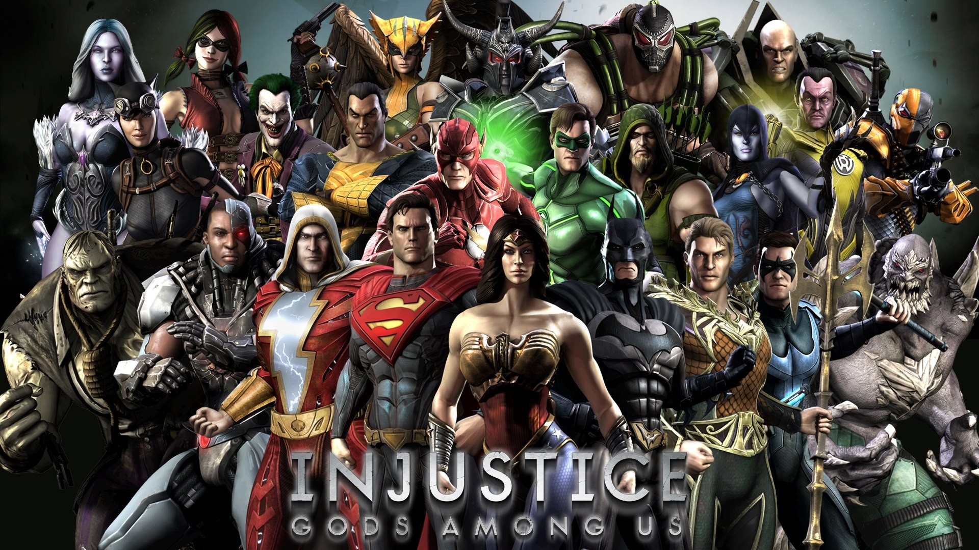Discovery splash banner for Injustice Gods Among Us Discord server