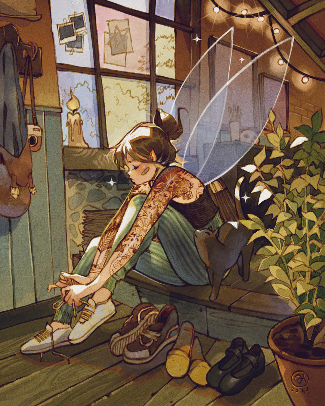 Discovery splash banner for Coven Café Discord server