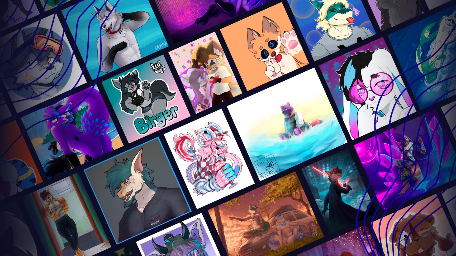 Discovery splash banner for Luposfera | Nextfur.net Discord server
