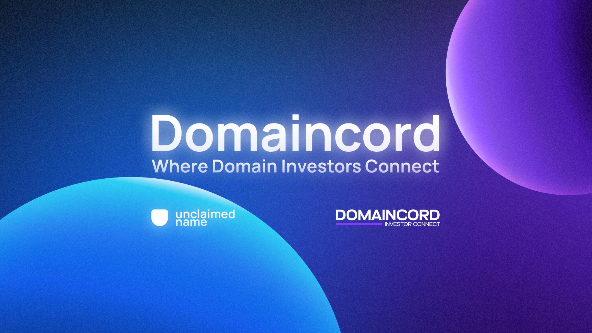 Discovery splash banner for Domaincord: Find Your Brand | Domain Name Investor Community Discord server