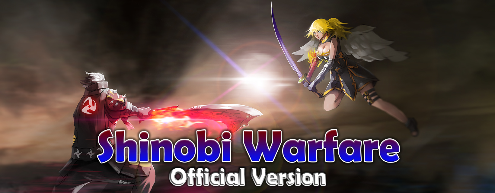 Discovery splash banner for Shinobi Warfare Discord server