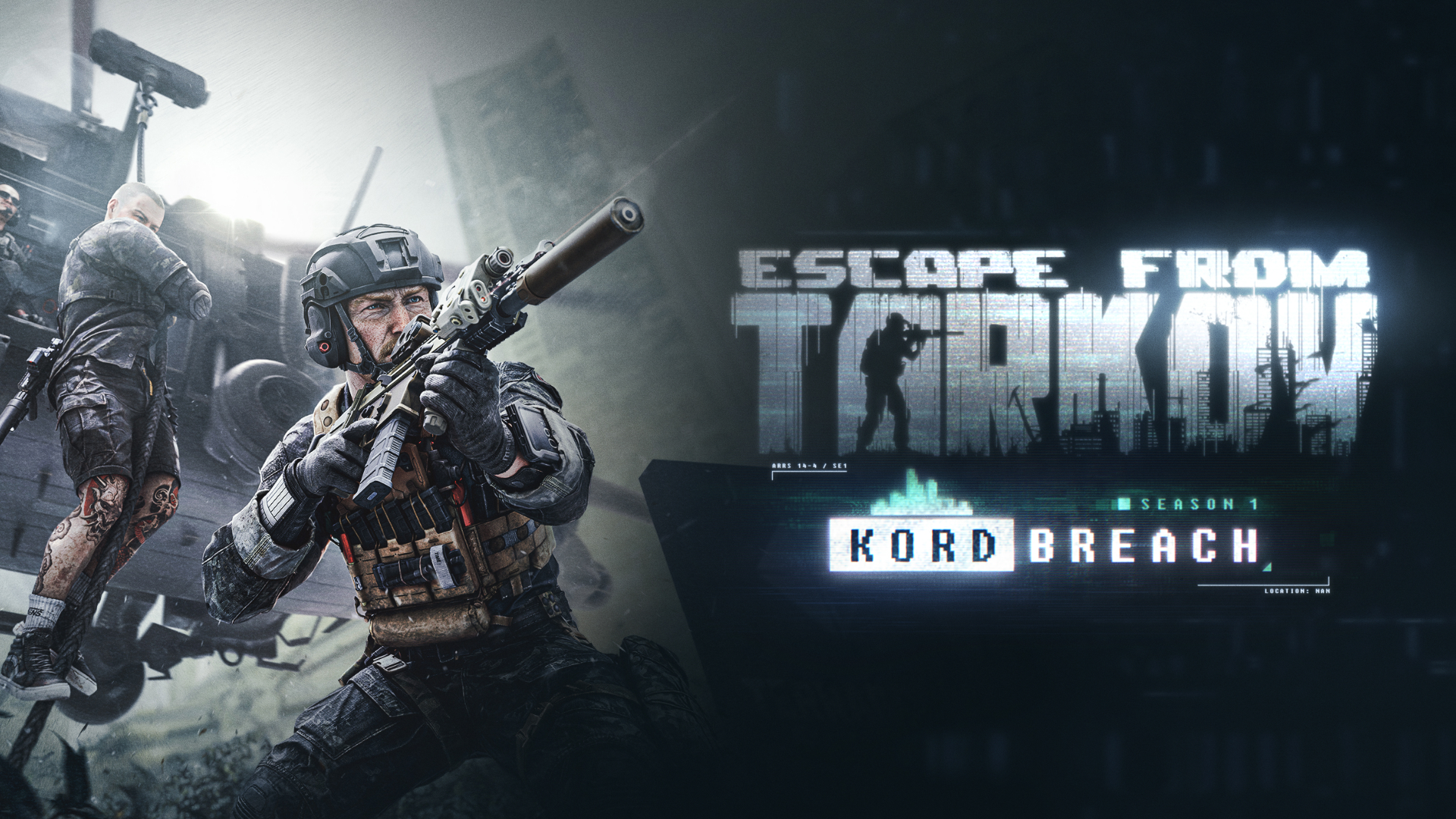 Discovery splash banner for Escape from Tarkov Official Discord server